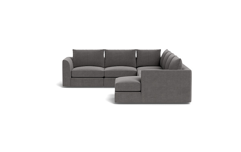 Beckham Modular 5-Seat Corner Right Chaise Sectional - Image 4