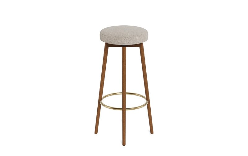 Caspine Upholstered Counter Stool - Image 3