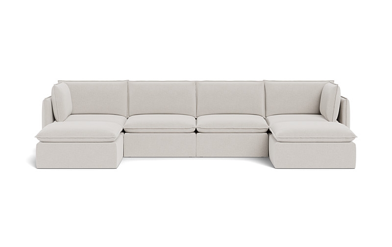 Josie Slipcovered Modular U-Shaped Sectional - Image 0