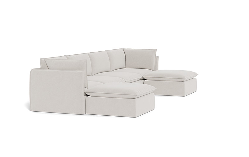 Josie Slipcovered Modular U-Shaped Sectional - Image 2