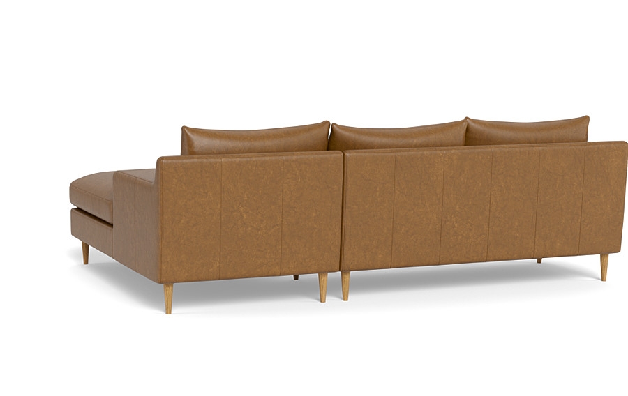 Sloan Leather  Chaise Sectional - Image 3