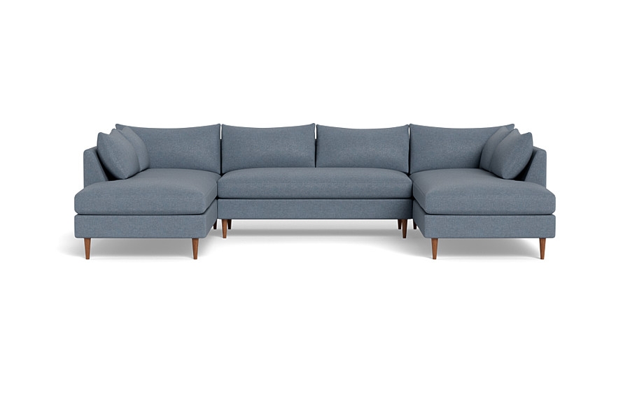 Sloan 3-Piece U-Bumper Bench Seat Sectional - Image 0
