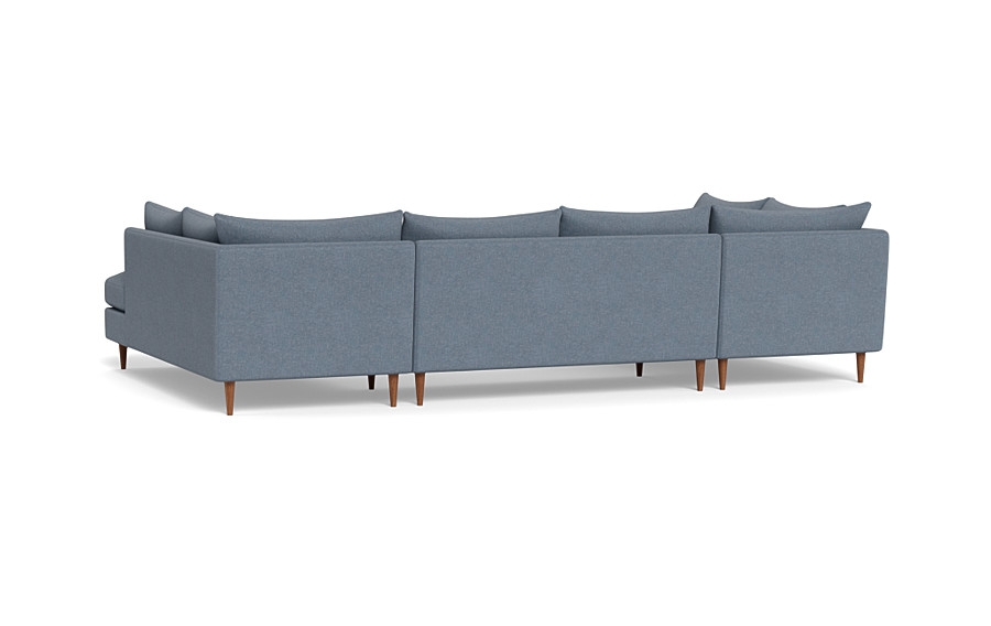 Sloan 3-Piece U-Bumper Bench Seat Sectional - Image 2