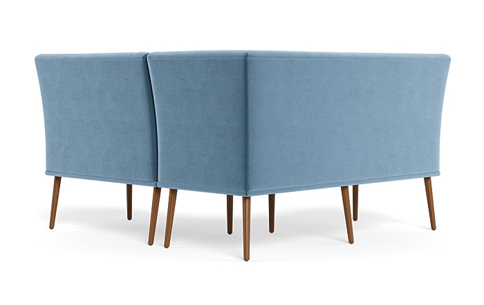 Dorian Upholstered Petite Left Banquette with Tufting Option - Image 4