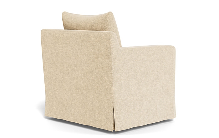 Sloan Slipcovered Swivel Chair - Image 1