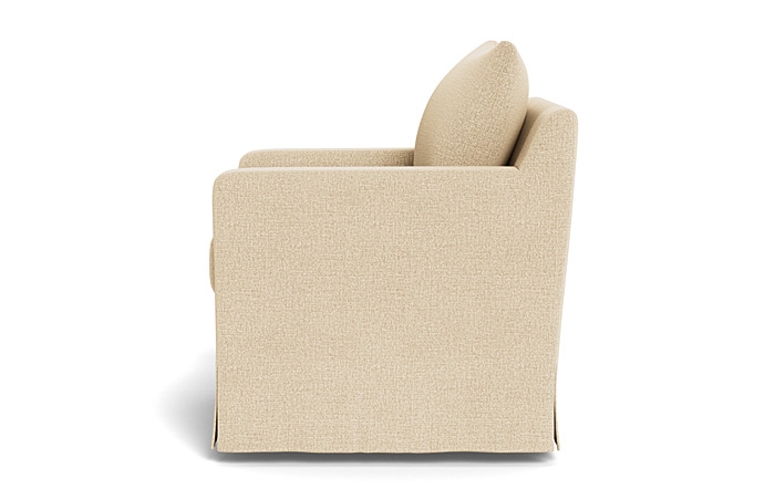 Sloan Slipcovered Swivel Chair - Image 3