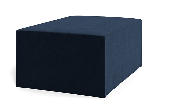 Dixon Slipcovered Rectangle Ottoman - Image 3