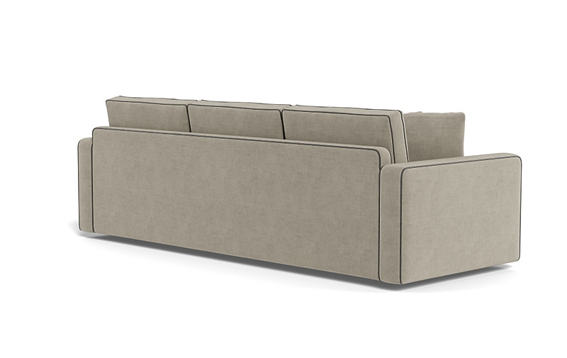 James 3-Seat Sofa with Contrast Piping - Image 4