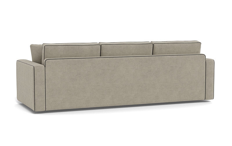 James 3-Seat Sofa with Contrast Piping - Image 1