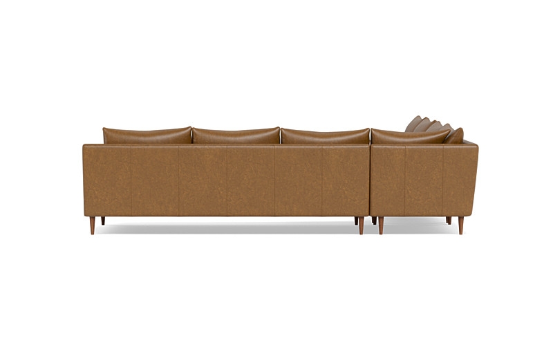 Sloan 6-Seat Leather Corner Sectional Sofa - Image 3