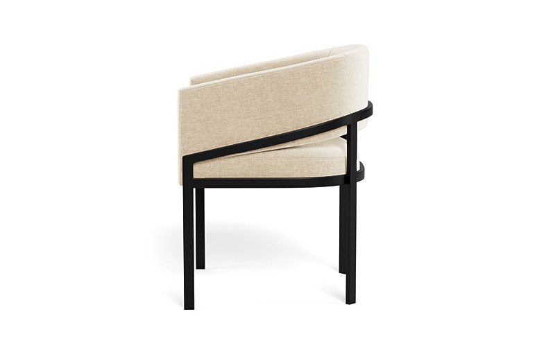 Mina Metal Framed Upholstered Chair - Image 1