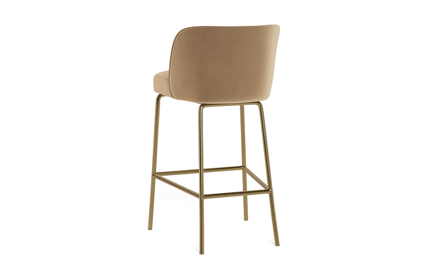 Graham Metal Framed Upholstered Bar Stool - Image 2