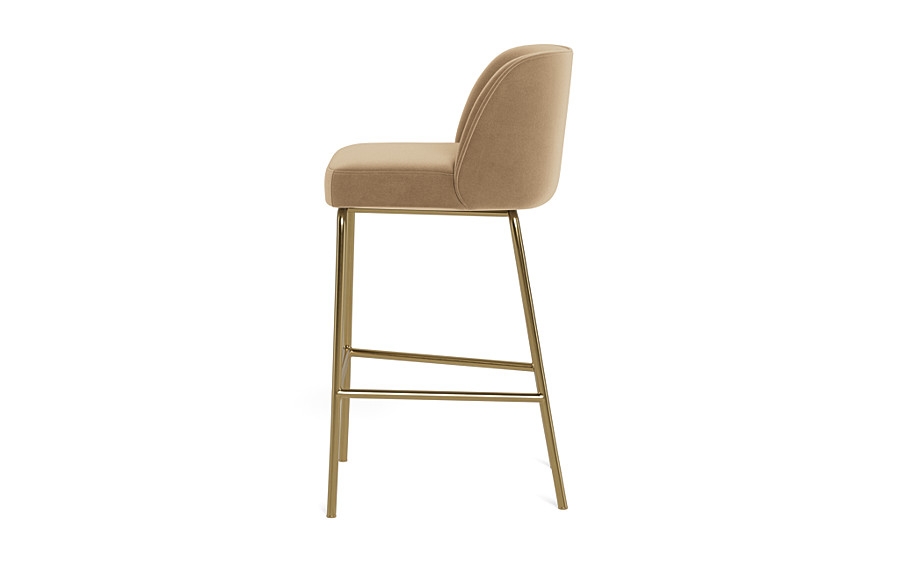 Graham Metal Framed Upholstered Bar Stool - Image 3