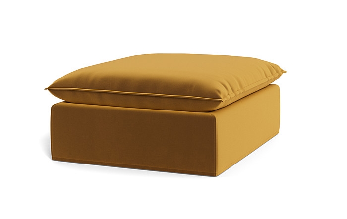 Josie Slipcovered Rectangular Ottoman - Image 3