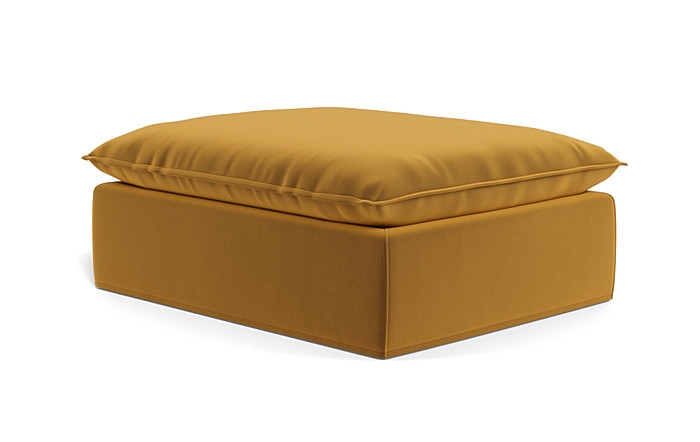 Josie Slipcovered Rectangular Ottoman - Image 4