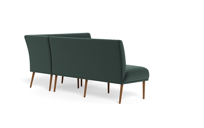 Dorian Upholstered Right Banquette with Tufting Option - Image 3