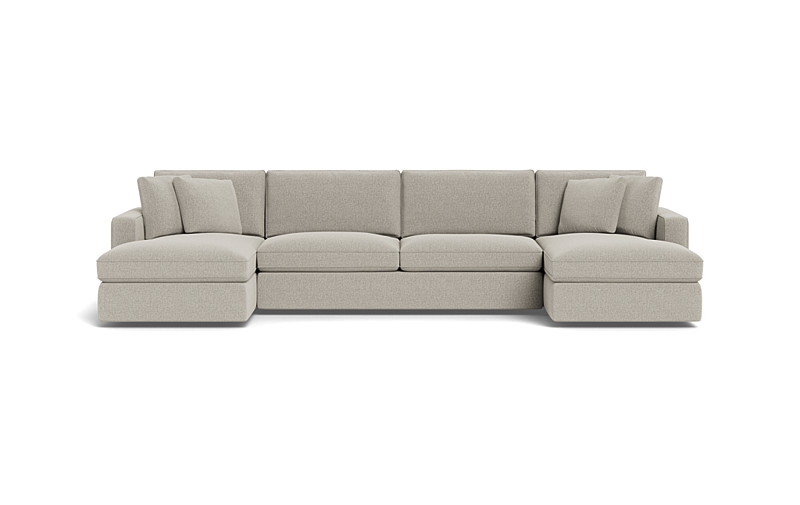 James 3-Piece 4-Seat U Chaise Sectional - Image 0