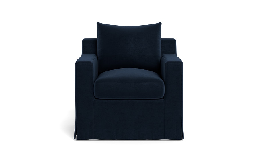 Sloan Slipcovered Petite Chair - Image 0