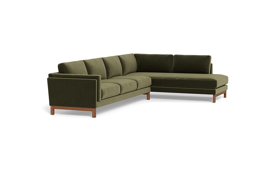 Gaby 4-Seat Sectional with  Bumper - Image 4
