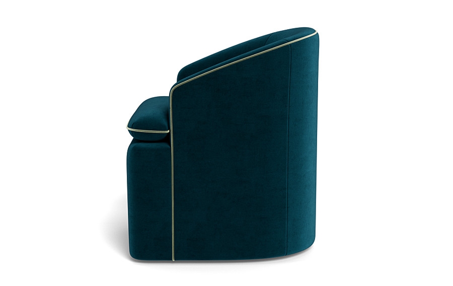 Daphne Upholstered Chair with Contrast Piping - Image 2