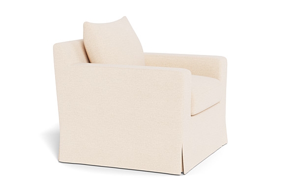 Sloan Slipcovered Swivel Glider Accent Chair - Image 4