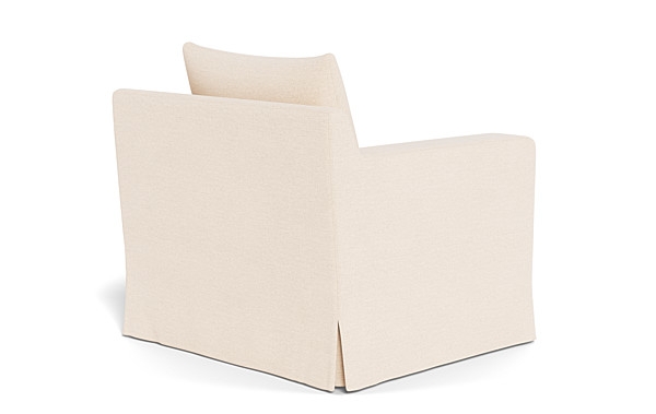 Sloan Slipcovered Swivel Glider Accent Chair - Image 1