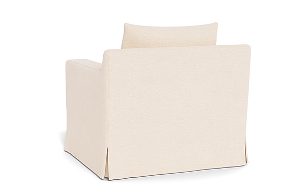 Sloan Slipcovered Swivel Glider Accent Chair - Image 3