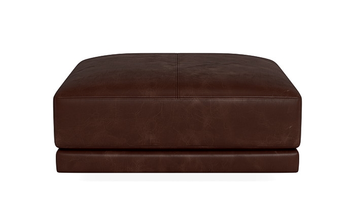 Lukas Leather Ottoman  - Image 0
