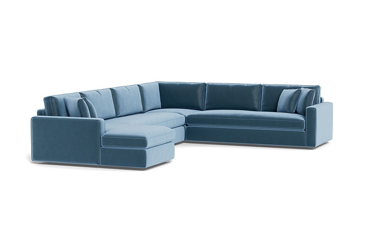 James 4-Piece 5-Seat Corner Chaise Sectional Left - Image 1