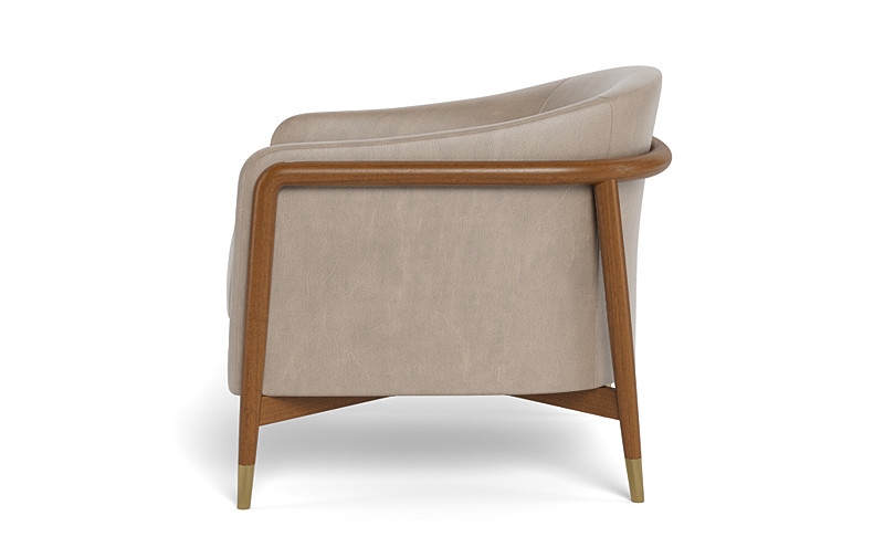 Blake Leather Accent Chair - Image 1