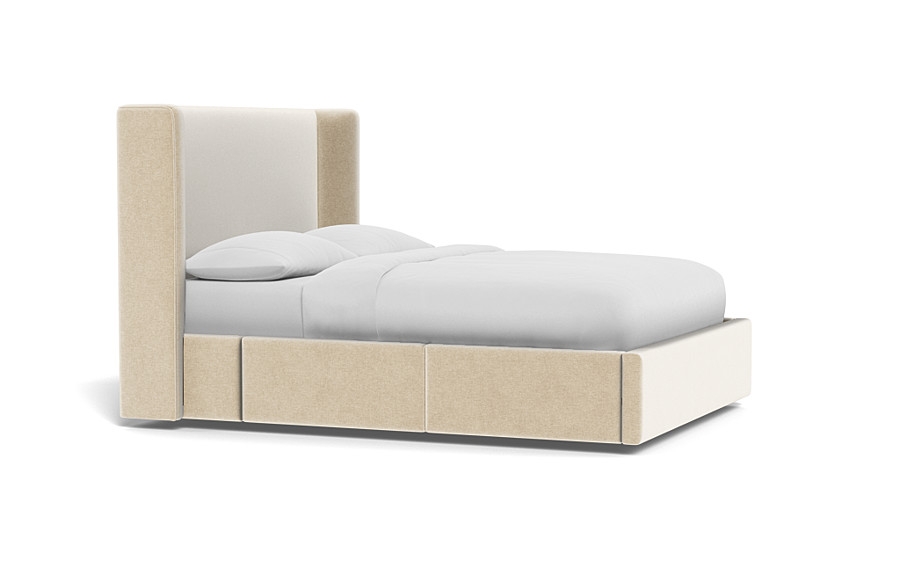 Graham Upholstered Bed with Storage Option - Image 1
