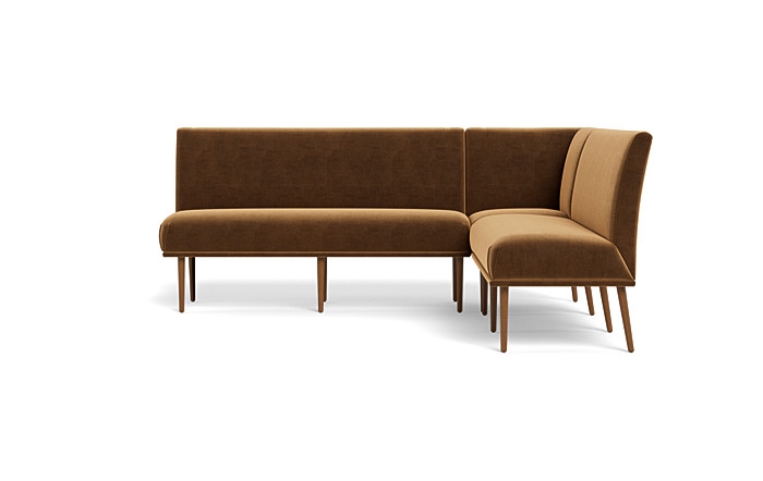Dorian Upholstered Corner Banquette with Tufting Option - Image 1