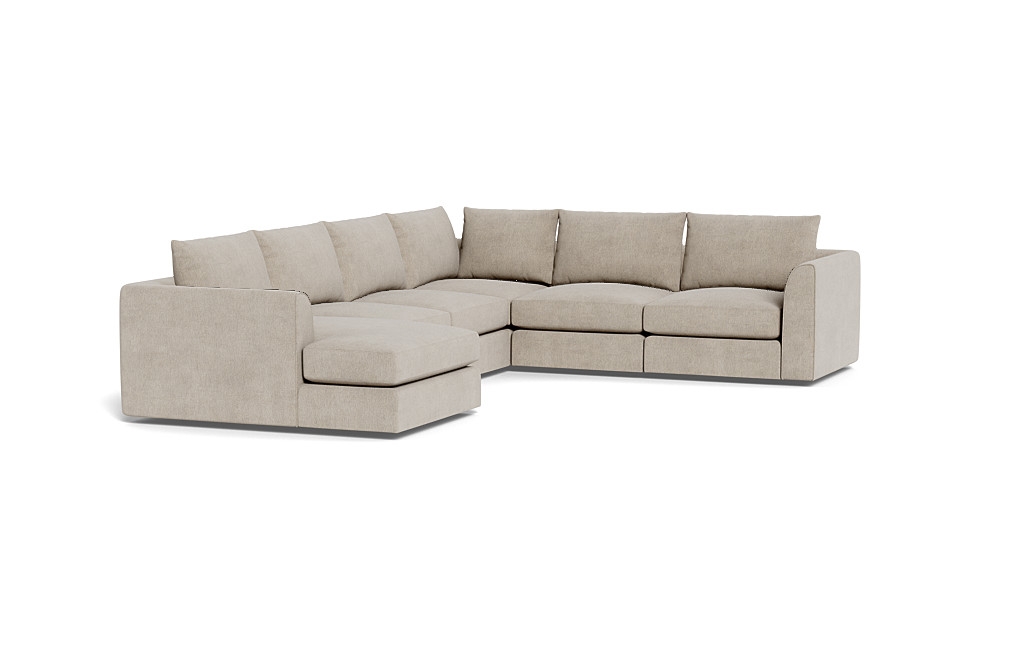 Beckham Modular 5-Seat Corner Left Chaise Sectional - Image 1