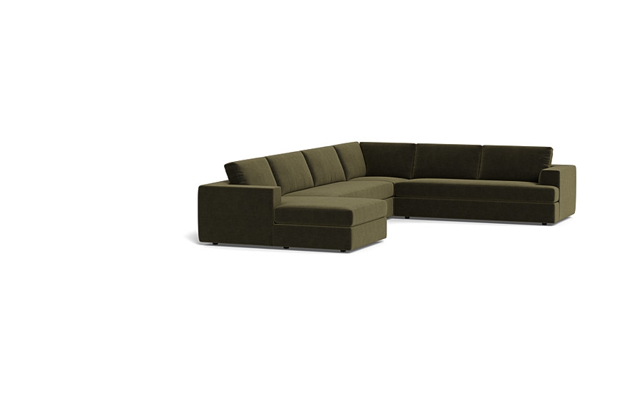 Lee 4-Piece 5-Seat Corner Chaise Sectional Left - Image 1