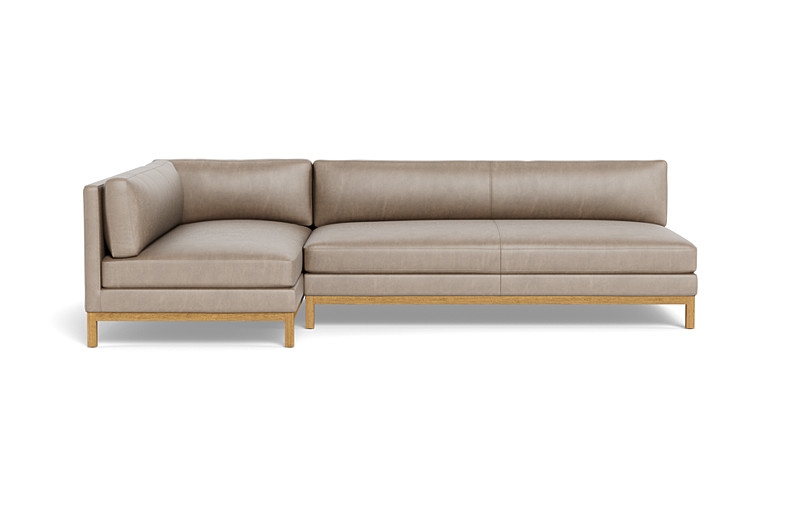 Jasper Leather  Chaise Sectional - Image 0