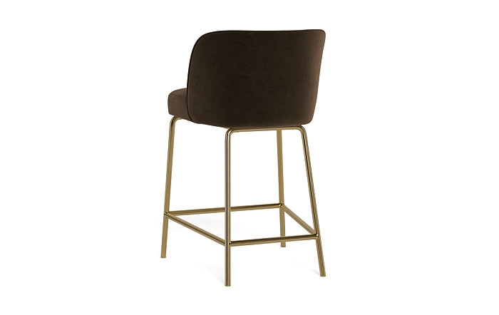 Graham Metal Framed Upholstered Counter Stool - Image 2