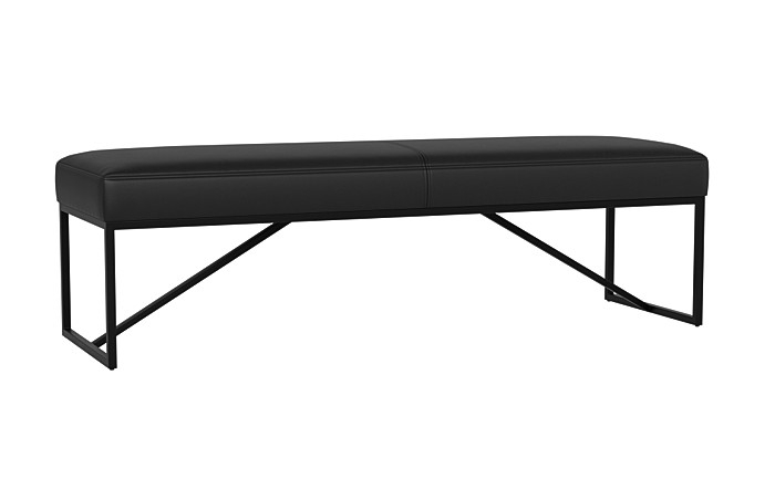 Otto Leather Bench - Image 3