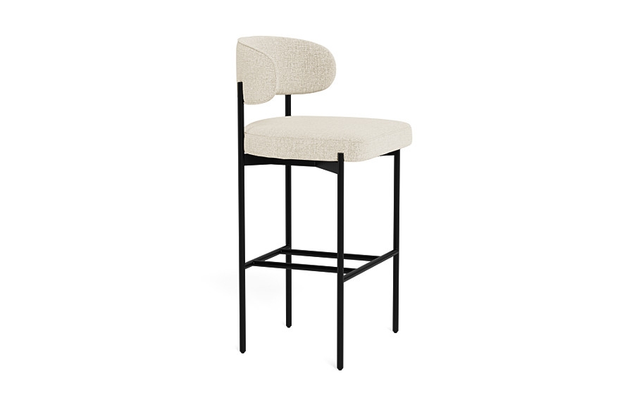Hollis Metal Framed Upholstered Bar Stool - Image 3