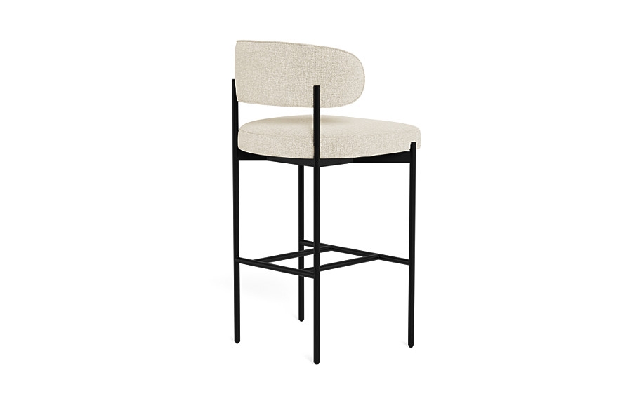Hollis Metal Framed Upholstered Bar Stool - Image 2