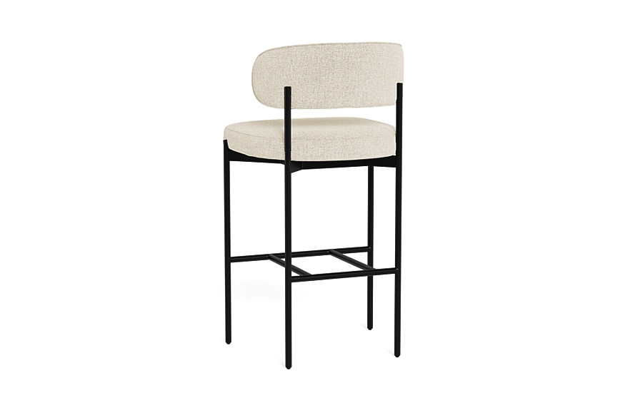 Hollis Metal Framed Upholstered Bar Stool - Image 4