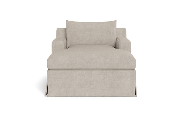 Sloan Slipcovered Chaise Lounge - Image 0