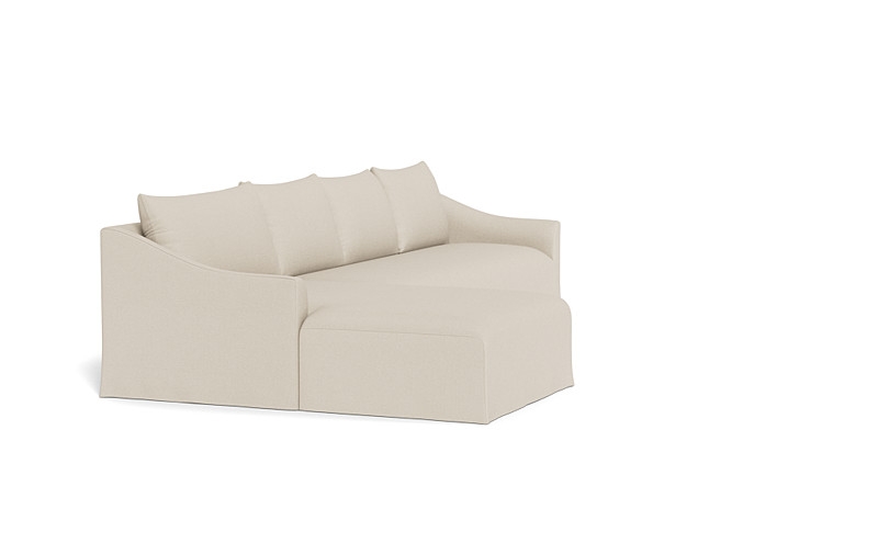 Dixon Slipcovered 4-Seat Left Chaise Sectional - Image 1
