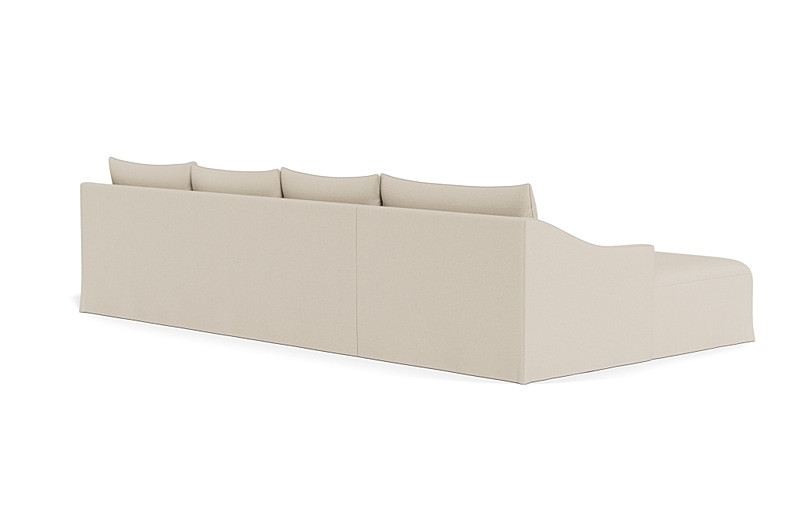 Dixon Slipcovered 4-Seat Left Chaise Sectional - Image 3