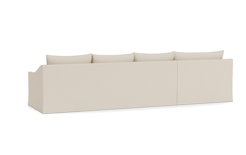 Dixon Slipcovered 4-Seat Left Chaise Sectional - Image 2