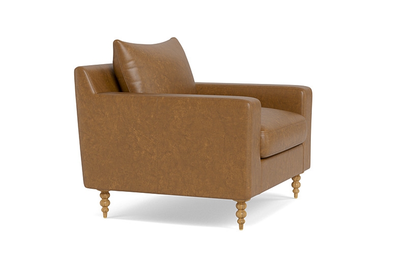 Sloan Leather Accent Chair - Image 4