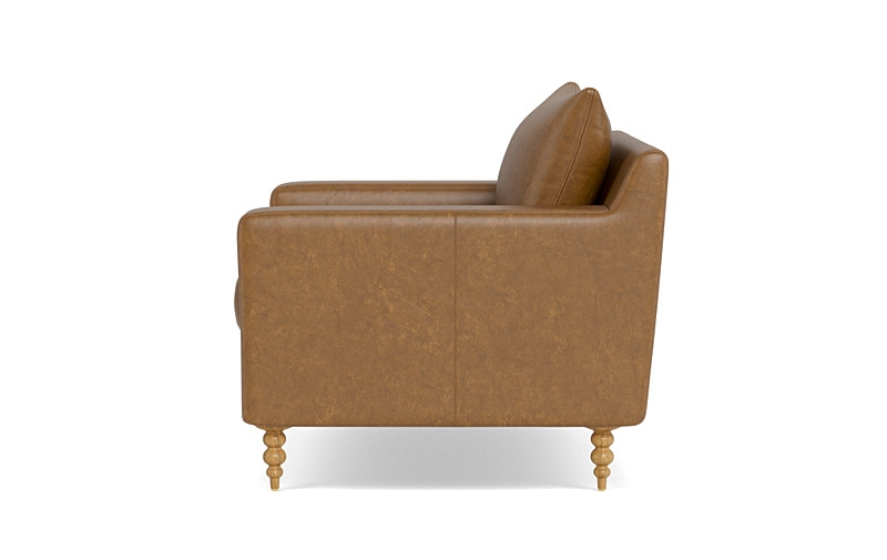 Sloan Leather Accent Chair - Image 1