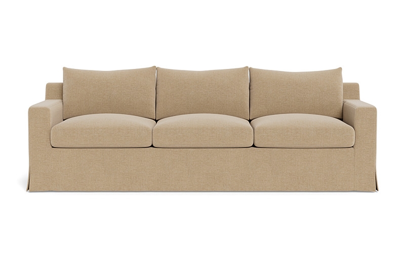 Sloan Slipcovered 3-Seat Sofa, double down blend - Image 0