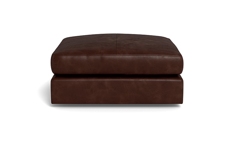 Beckham Leather Modular Square Ottoman - Image 0