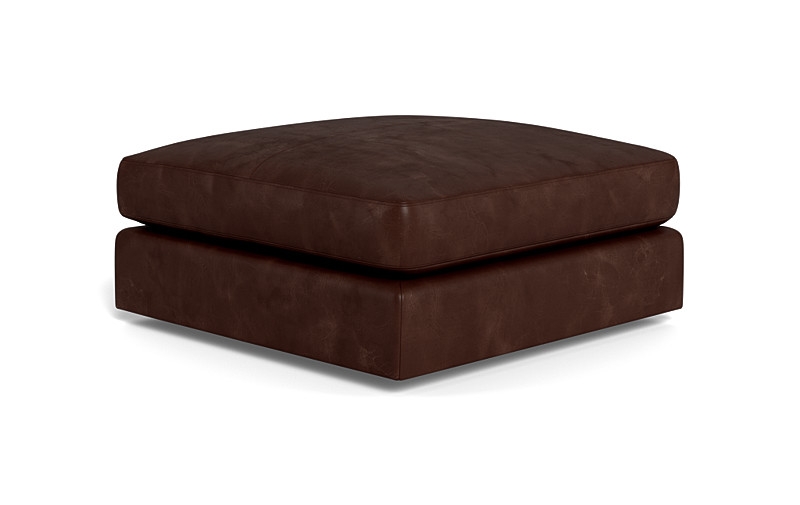 Beckham Leather Modular Square Ottoman - Image 1