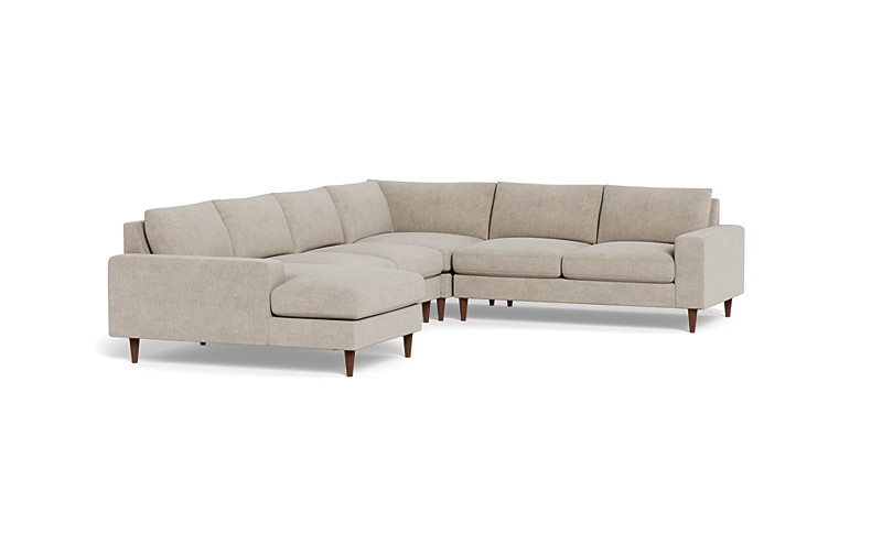 Saylor Wide Arm 4-Piece Corner Sectional Sofa with Left Chaise - Image 2